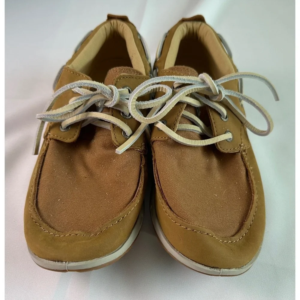 Columbia PFG Brown Boat Shoes Slip On Loafers Fishing Casual Comfort Mens Size 7